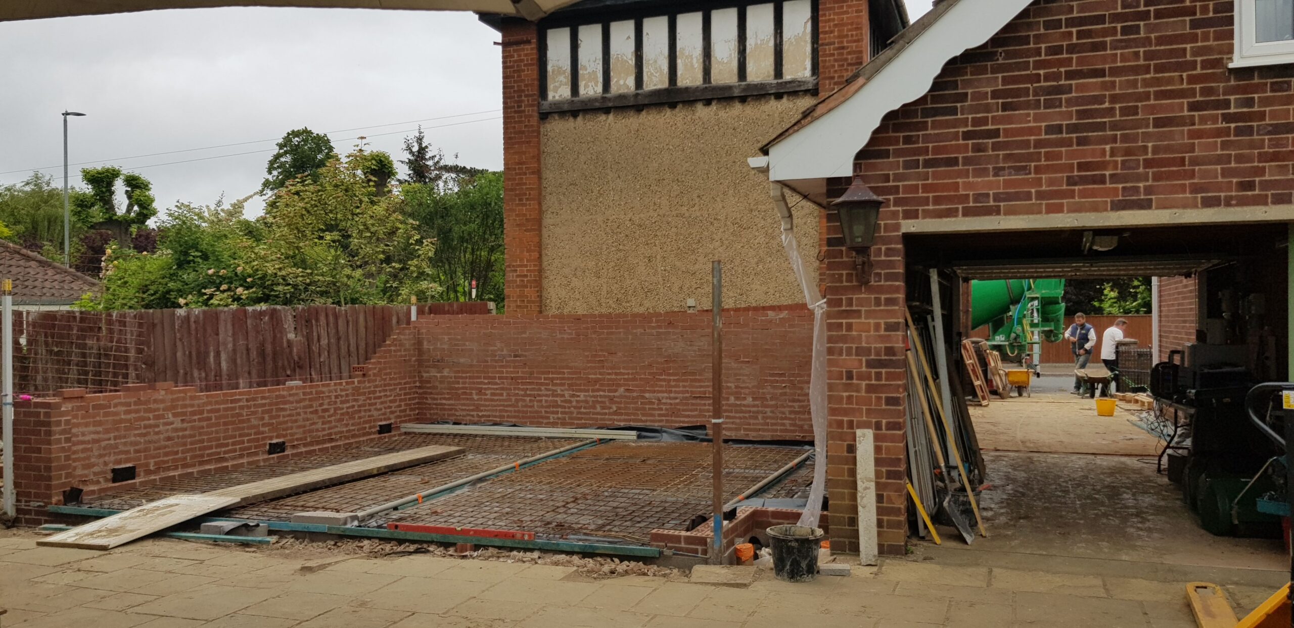 Second building project during work