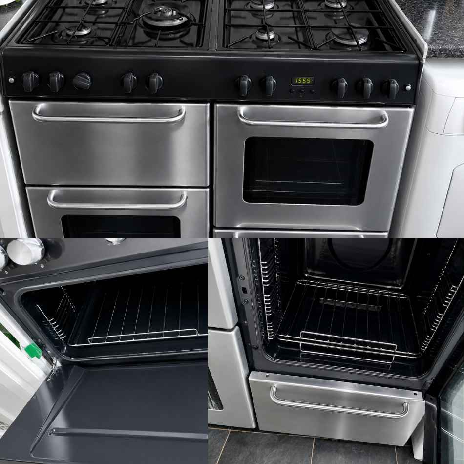 Oven after deep cleaning